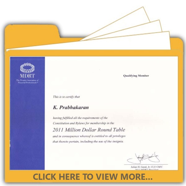 OUR CERTIFICATES