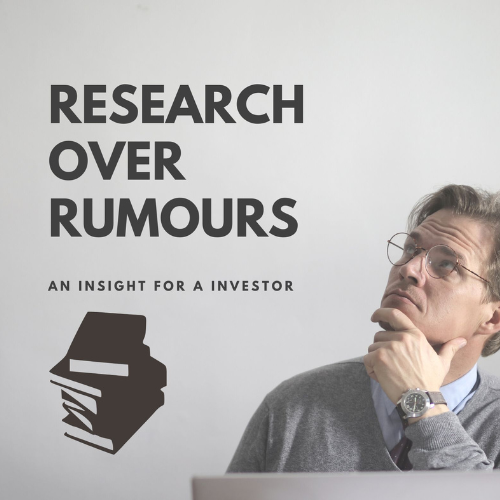 RESEARCH OVER RUMOURS